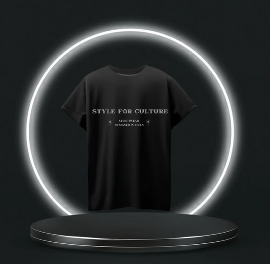 STYLEFORCULTURE Streetwear Designed In Feels - Oversized T-Shirt