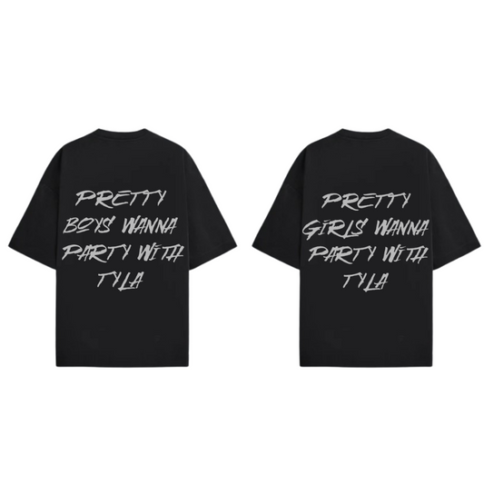 TYLA WE WANNA PARTY - DUO Oversized T-Shirt