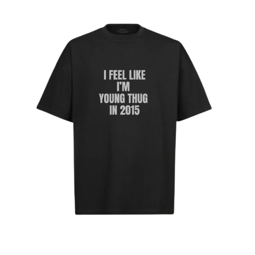 Young Thug-Oversized T-shirt