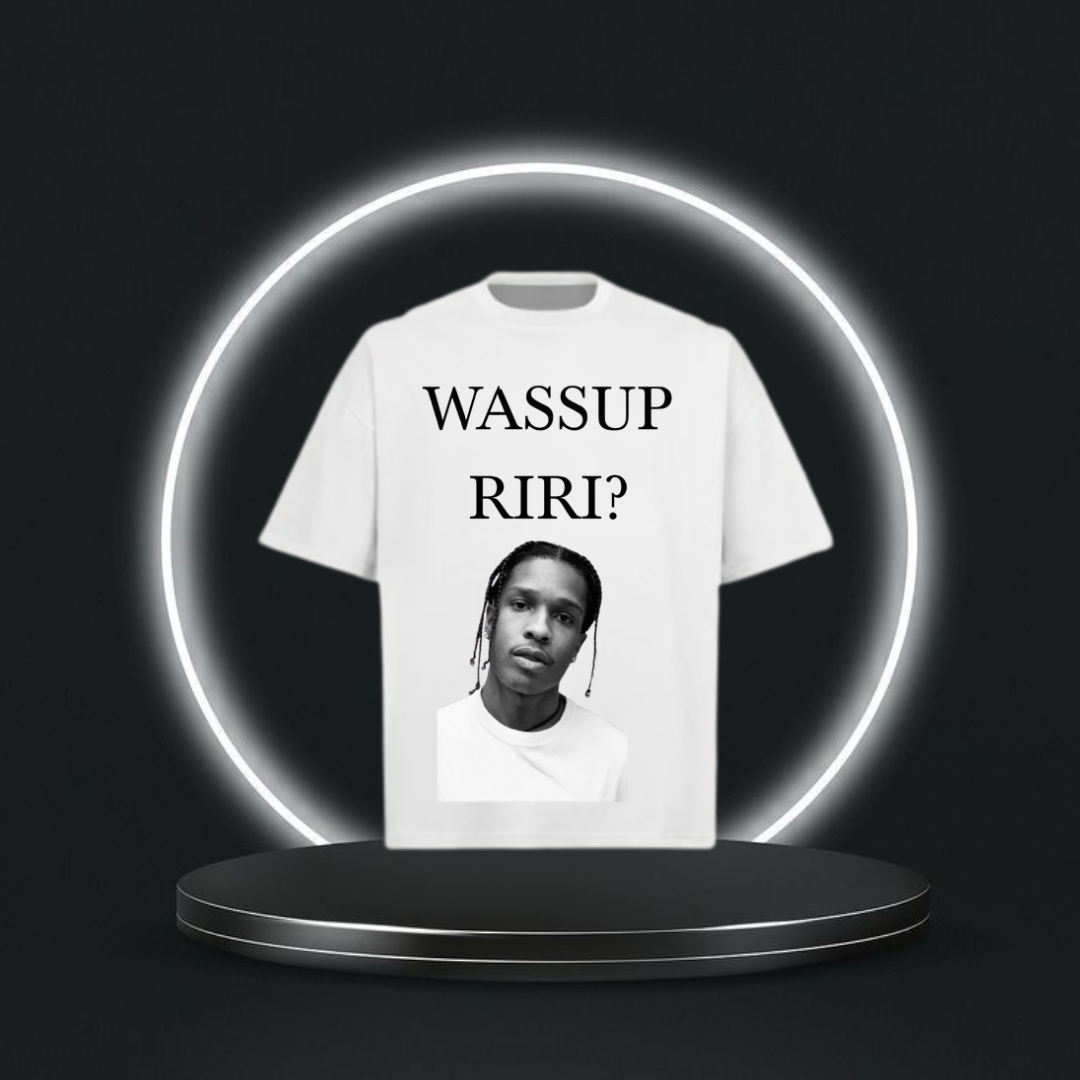 WASSUP RIRI + ROCKY - Oversized T-Shirt