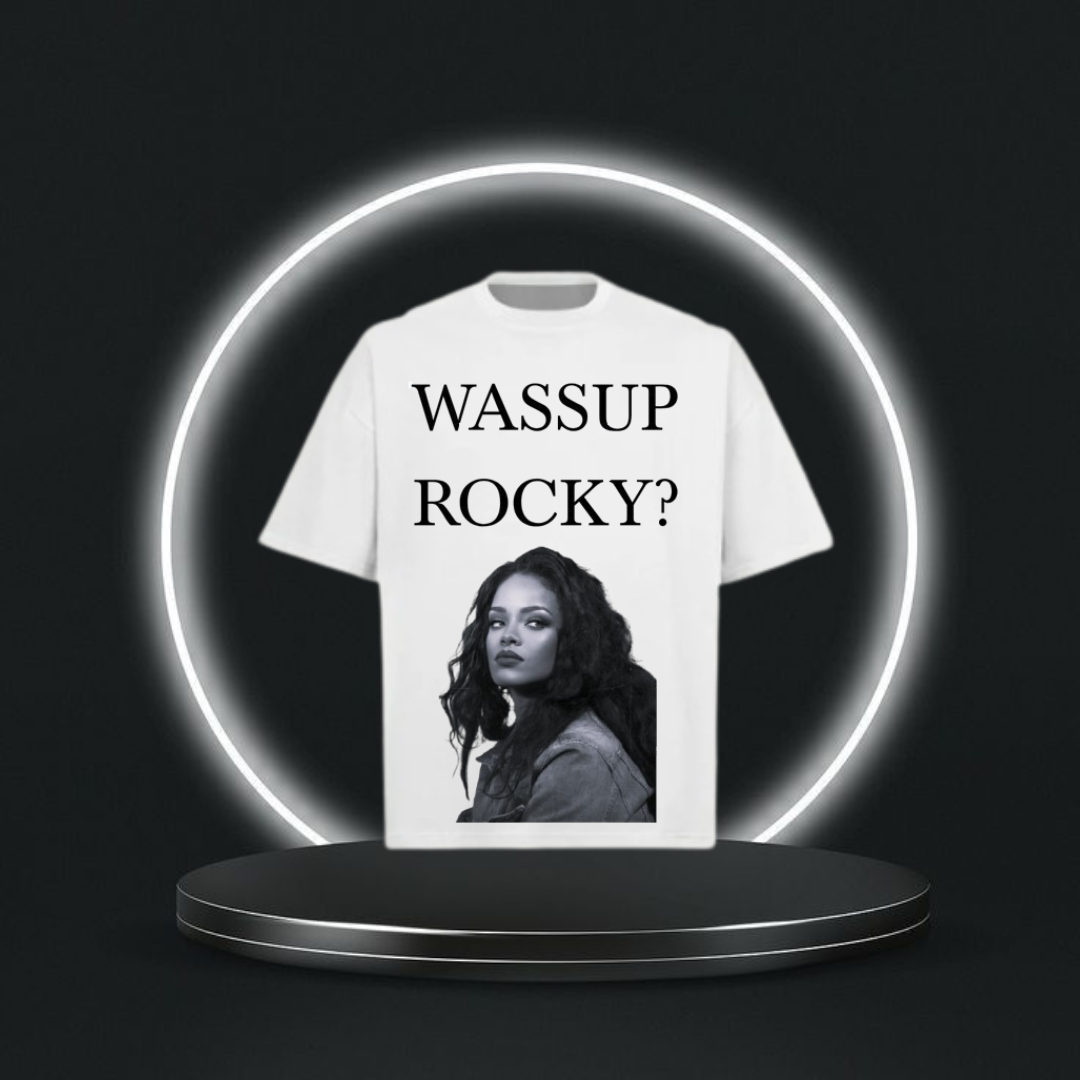 WASSUP RIRI + ROCKY - Oversized T-Shirt