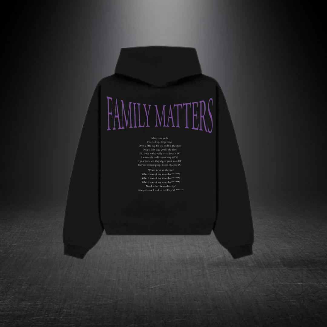 Drake:Family Matters-Oversized Hoodie