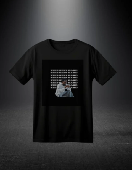 KENDRICK LAMAR THIS SHIT HARD - Oversized T-Shirt