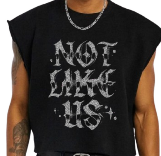 Gym Boxy Vest - Not Like Us
